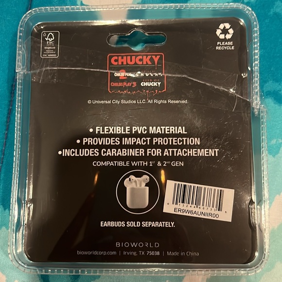 Brand new Chucky AirPods Case. Opened, but never used. Perfect condition. - Picture 4 of 4